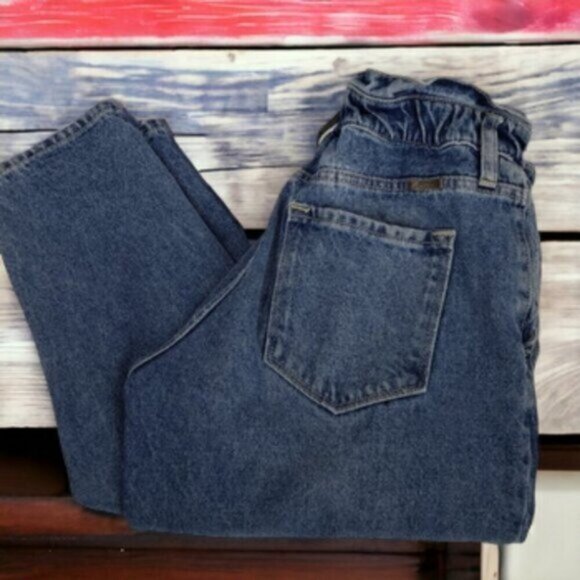 Kancan Estilo Paperbag Jeans Light Medium Wash Hi Rise Size 27 - Picture 2 of 12